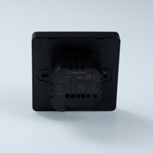 Хронотермостат электронный комнатный с Wi-Fi для электрического теплого пола (черный)