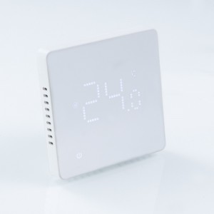 Хронотермостат электронный комнатный с Wi-Fi для электрического теплого пола (белый)