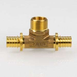 Тройник надвижной с переходом на нар.р. 20(2,8) х 3/4" х 20(2,8)