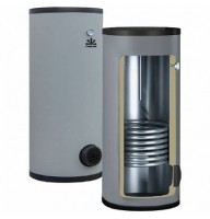 Бойлер косвенного нагрева 300 л Gekon с 1-м ТО HWB 300 1HE 45 кВт напольный INOX