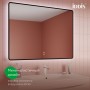 Зеркало с подсветкой и термообогревом, 100 см, Iddis Cloud X