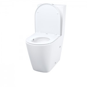 Унитаз-компакт Iddis Slide, без ободка, гор. вып., смыв торнадо, сид. дюропласт, микролифт, EasyFix