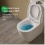 Унитаз-компакт Iddis Slide, без ободка, гор. вып., смыв торнадо, сид. дюропласт, микролифт, EasyFix