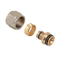 Соединитель коллекторный обжимной для полимерной PEX трубы 16 (2,0) Соединитель коллекторный обжимной для полимерной PEX трубы 16 (2,0)