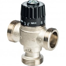 Термостатический смесительный клапан для систем отопления и ГВС 3/4" НР 30-65°С KV 1,8 STOUT
