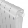 Дизайн-радиатор бимет. Royal Thermo Infinity Bianco Traffico VDR 500 x 100 - 10 секц.(нижн. подкл)