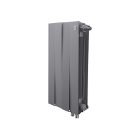 Дизайн-радиатор бимет. Royal Thermo PianoForte Silver Satin VDR 500 x 100 4 секц. (нижн. подкл.) Дизайн-радиатор бимет. Royal Thermo PianoForte Silver Satin VDR 500 x 100 4 секц. (нижн. подкл.)