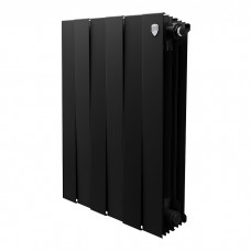 Дизайн-радиатор бимет. Royal Thermo PianoForte Noir Sable 500 x 100 - 6 секц.