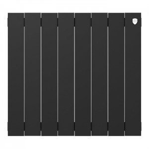 Дизайн-радиатор бимет. Royal Thermo PianoForte Noir Sable 500 x 100 - 8 секц.