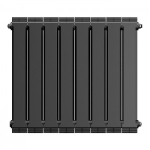 Дизайн-радиатор бимет. Royal Thermo PianoForte Noir Sable 500 x 100 - 8 секц.