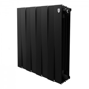Дизайн-радиатор бимет. Royal Thermo PianoForte Noir Sable 500 x 100 - 8 секц.