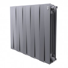 Дизайн-радиатор бимет. Royal Thermo PianoForte Silver Satin 500 x 100 - 10 секц.