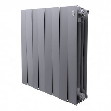 Дизайн-радиатор бимет. Royal Thermo PianoForte Silver Satin 500 x 100 - 8 секц.