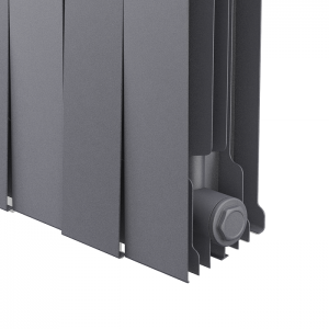 Дизайн-радиатор бимет. Royal Thermo PianoForte Silver Satin 500 x 100 - 8 секц.