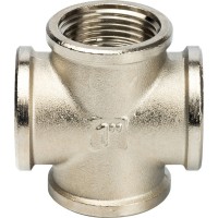 Крестовина ВВ никелированная 3/4" STOUT