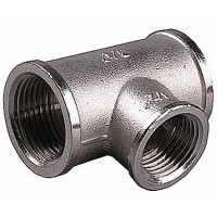 Тройник ВВ переходной никелированный 1"х3/4"х1" STOUT