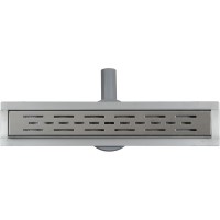 Водоотводящий желоб из нерж. стали Лайн с решеткой Terma Flow-L 70*600мм, сифон на 360град