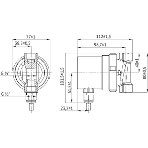 Насос циркуляционный (ГВС) UNIPUMP UPH 15-1.5 B II BL