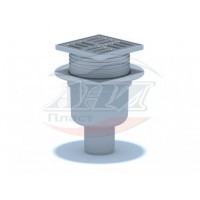 Трап Ани верт. вып. 50 регулир. нерж. реш. 100*100 Трап Ани верт. вып. 50 регулир. нерж. реш. 100*100